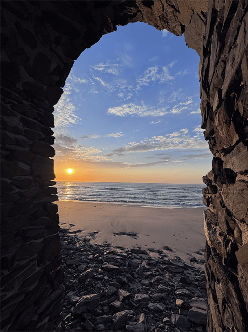 Sunset Rafael by the Sea